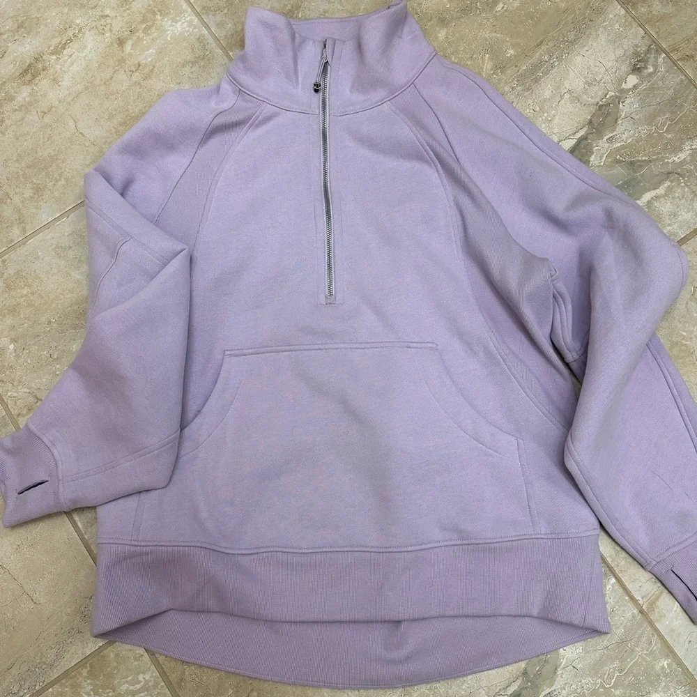 Lululemon Scuba Oversized Half Zip Long Funnel Neck - Picture 2 of 5
